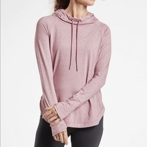 Athleta Soft Lilac Uptempo Hoodie Sweatshirt